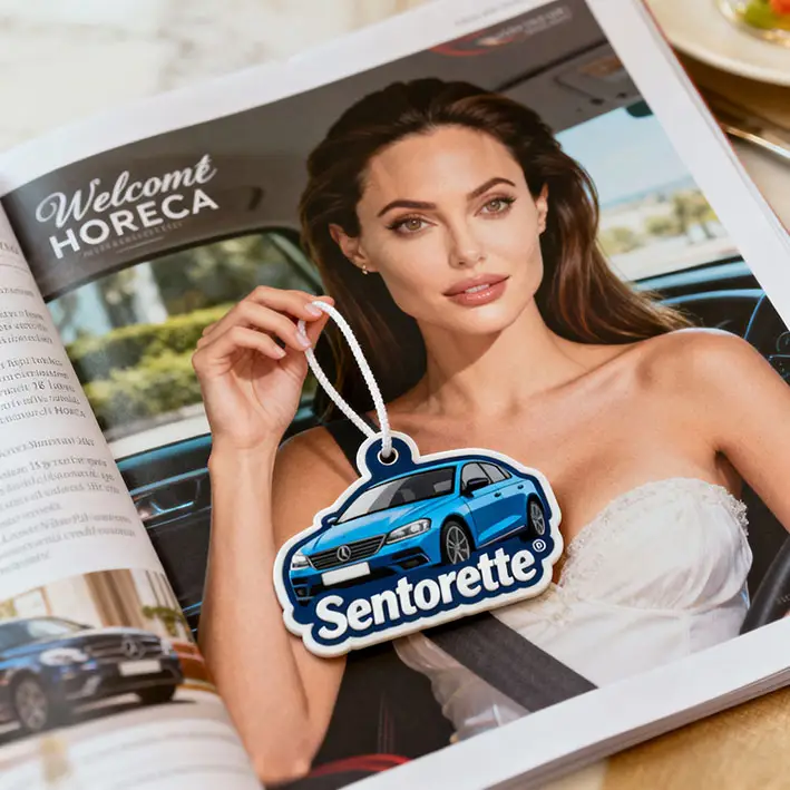 Agencias inmobiliarias regalo de bienvenida ambientadores de coche personalizados B2B